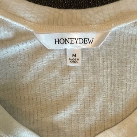 Honeydew Intimates White and Pink Pajama Set size Medium - Picture 3 of 8